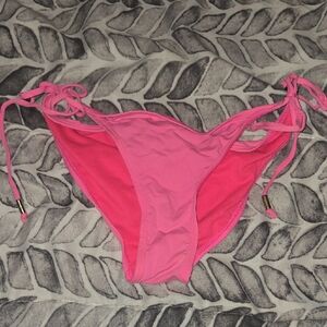Ardene Bright Pink Tie-Side Bikini Bottom